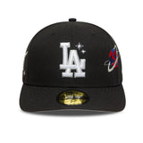 Los Angeles Dodgers cap, PLANET ICON, New Era, 59FIFTY, PC, black