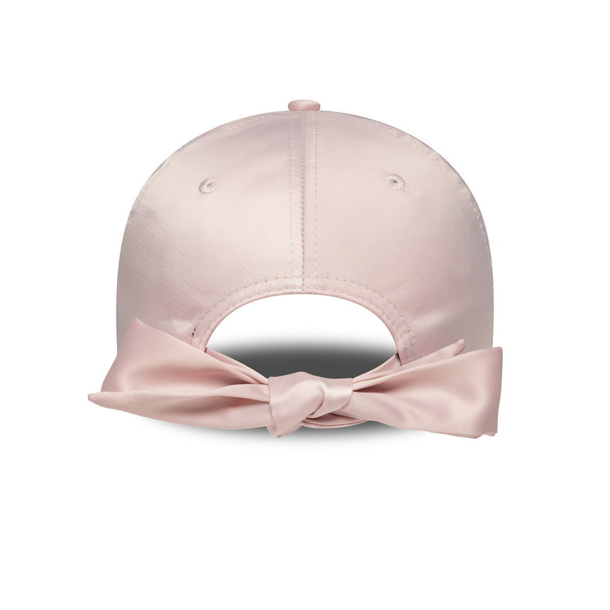 New York Yankees cap, satin bow back, New Era, 9FORTY, pink, pink