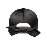 New York Yankees cap, satin bow back, New Era, 9FORTY, womens, black