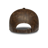 New York Yankees cap, PU leather, New York Yankees, 9TWENTY, brown, brown