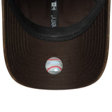 New York Yankees cap, PU leather, New York Yankees, 9TWENTY, brown, brown