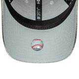 New York Yankees cap, metallic, New Era, 9FORTY, women, silver
