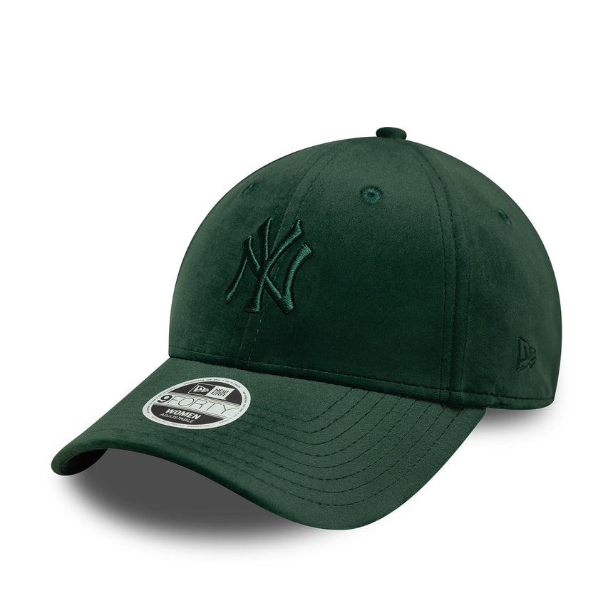 New York Yankees cap, Women, VELOUR, 9FORTY, New Era, green