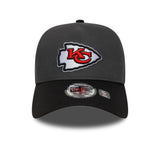 Kansas City Chiefs cap, flawless pin, New Era, 9FORTY, grey