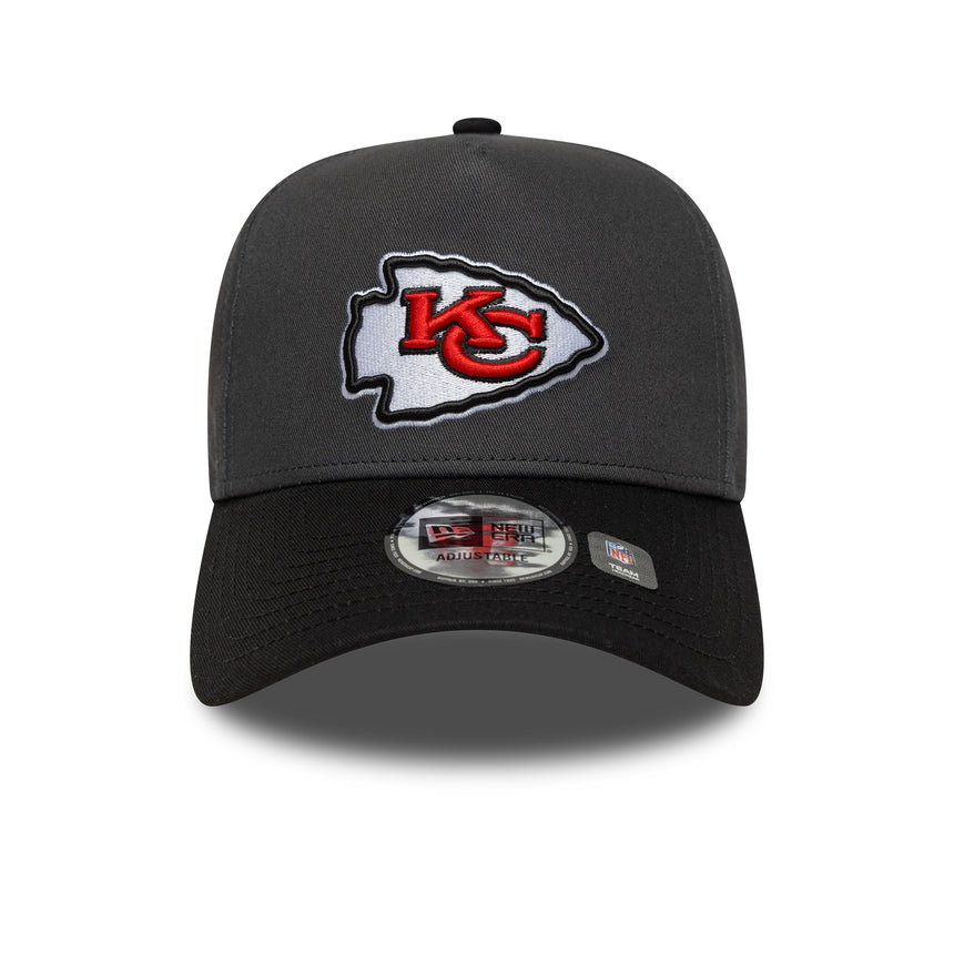 Kansas City Chiefs cap, flawless pin, New Era, 9FORTY, grey
