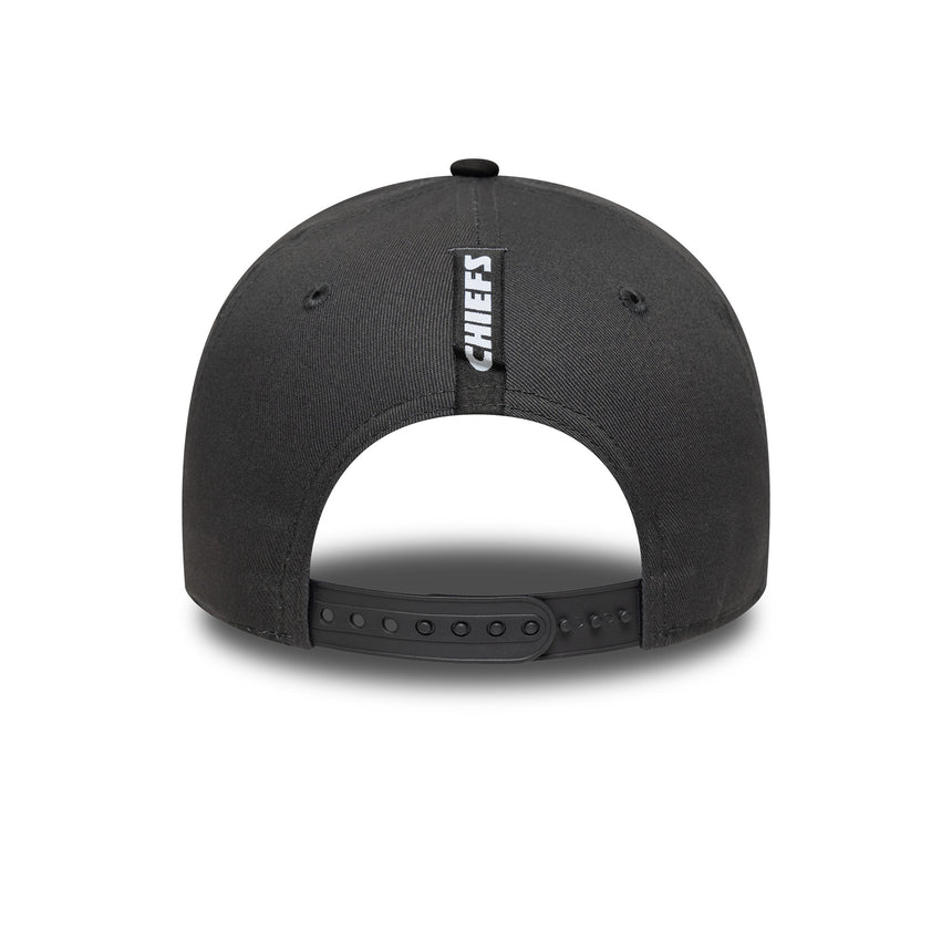 Kansas City Chiefs cap, flawless pin, New Era, 9FORTY, grey