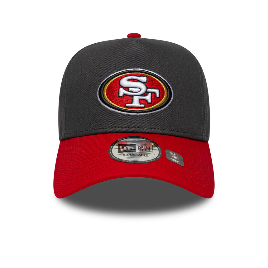 San Francisco 49ers cap, A-Frame, New Era, grey