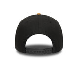 New York Yankees cap, suede visor, A-frame, 9FORTY, black