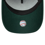 New York Yankees cap, outline frame, New Era, 9FORTY, single-tone, green