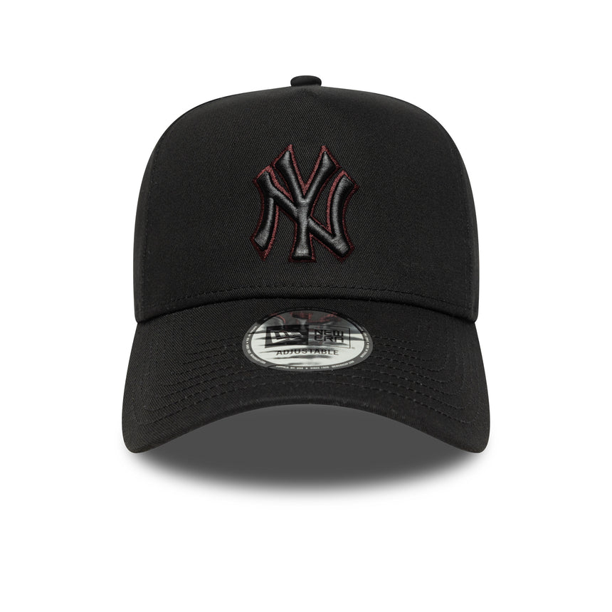 New York Yankees cap, outline pin, New Era, 9FORTY, black