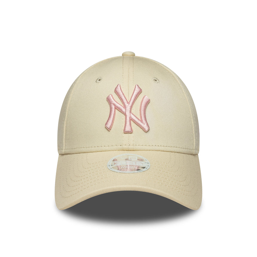 New York Yankees cap, women, New Era, 9FORTY, white, white