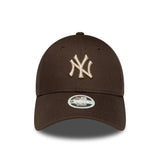 New York Yankees cap, women, LEAGUE ESS MIDI, 9FORTY, brown