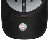 New York Yankees cap, metallic logo, 9FORTY, black