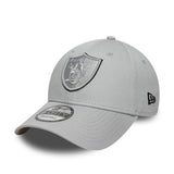 Los Angeeles Raiders cap, TEAM OUTLINE, New Era, 9FORTY, grey