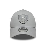 Los Angeeles Raiders cap, TEAM OUTLINE, New Era, 9FORTY, grey