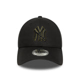 New York Yankees cap, TEAM OUTLINE, New Era, 9FORTY, outline, black