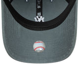 New York Yankees cap, washed mini logo, New Era, 9TWENTY, grey