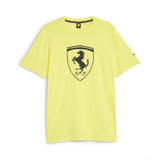 Ferrari t-shirt, Puma, Big shield Speed, yellow - FansBRANDS®