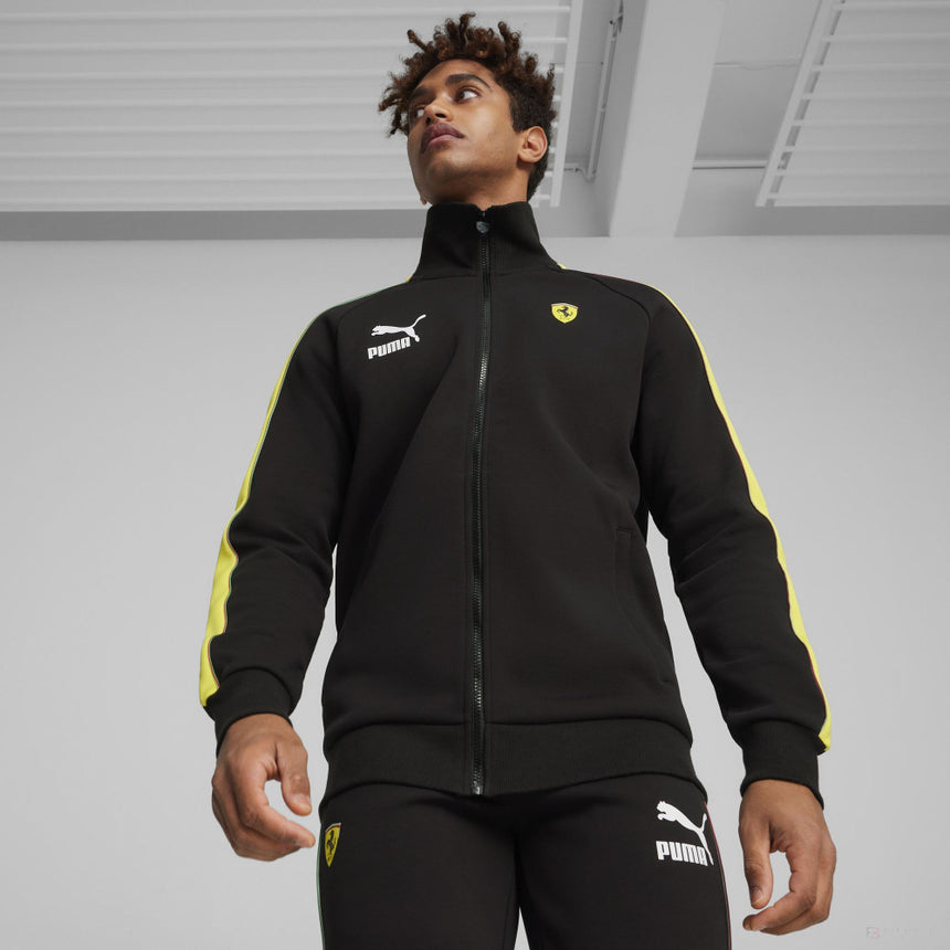Ferrari jacket, Puma, Race Iconic T7 Track, black - FansBRANDS®