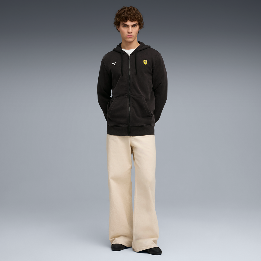 Ferrari zip-up hoodie, Puma, black 🔥