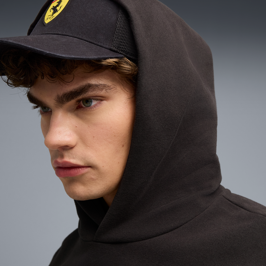 Ferrari hoodie, Puma, sportswear, shield logo, black 🔥