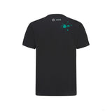 Mercedes Lewis Hamilton T-Shirt, LEWIS #44, Black, 2022 - FansBRANDS®