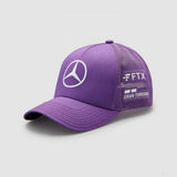 Mercedes Baseball Cap, Lewis Hamilton Trucker, Adult, Purple, 2022 - FansBRANDS®