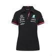 Mercedes Womens Polo, Team, Black, 2022 - FansBRANDS®