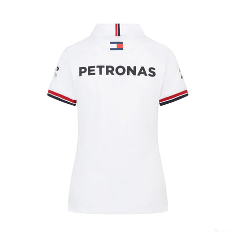 Mercedes Womens Polo, Team, White, 2022 - FansBRANDS®