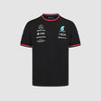 Mercedes Kids T-Shirt, Team, Black, 2022 - FansBRANDS®
