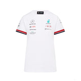 Mercedes Womens T-Shirt, Team, White, 2022 - FansBRANDS®