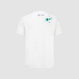 Mercedes George Russell T-Shirt, GEORGE #63, White, 2022 - FansBRANDS®