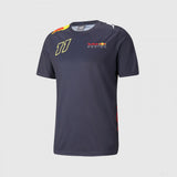 Red Bull T-Shirt, Sergio Perez Driver CHECO, Blue, 2022 - FansBRANDS®
