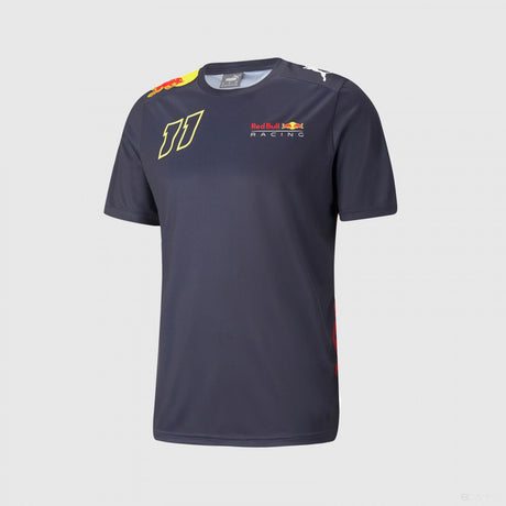 Red Bull T-Shirt, Sergio Perez Driver CHECO, Blue, 2022 - FansBRANDS®