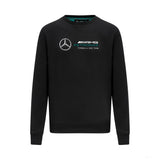 Mercedes Mens Crew Sweatshirt, Black - FansBRANDS®