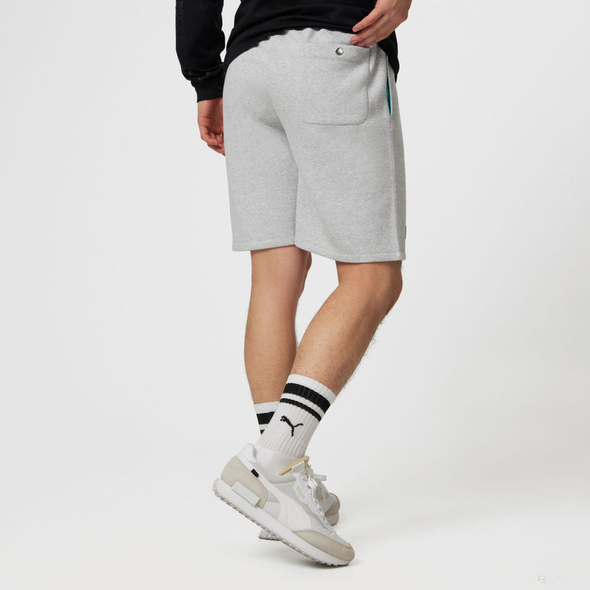 Mercedes Mens Sweat Shorts, Grey - FansBRANDS®