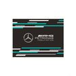 Mercedes flag 90x120cm with AMG logo.