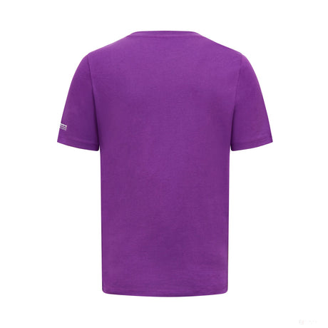 Mercedes Mens Lewis Hamilton Logo Tee, Purple - FansBRANDS®