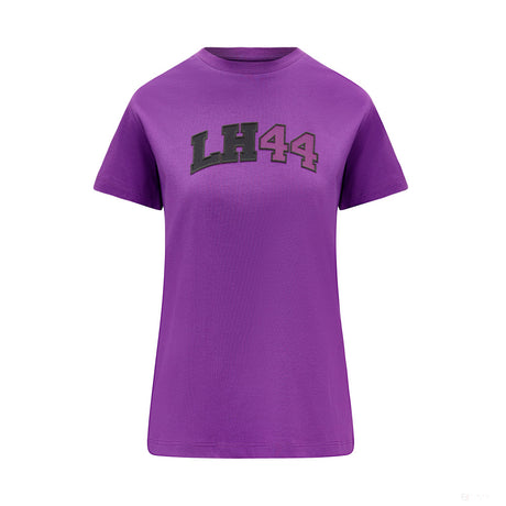 Mercedes Womens Lewis Hamilton Logo Tee, Purple - FansBRANDS®