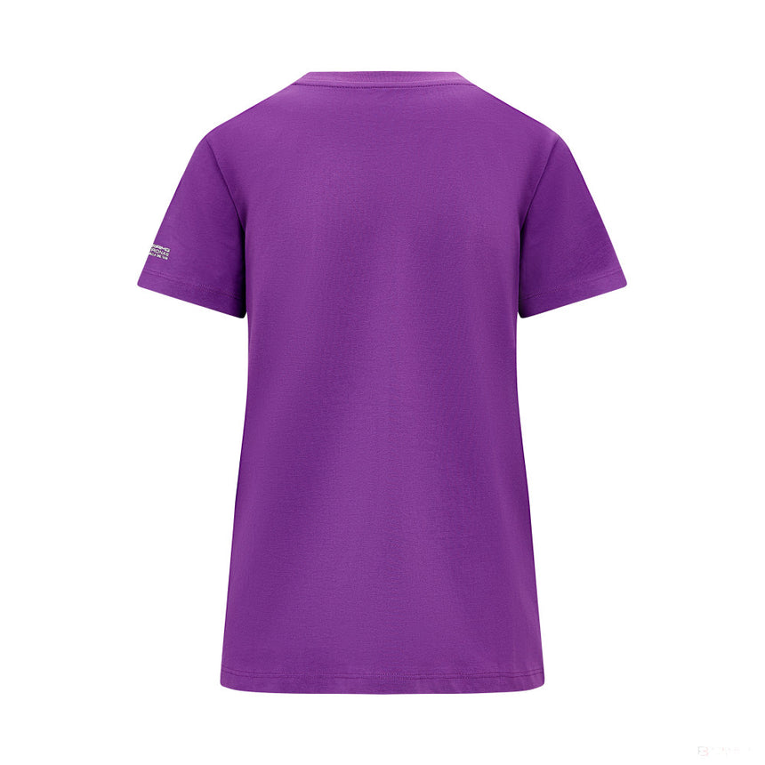 Mercedes Womens Lewis Hamilton Logo Tee, Purple - FansBRANDS®