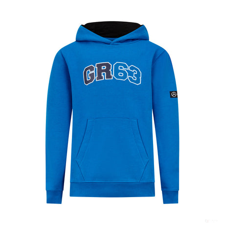 Mercedes George Russell Hoody, Blue - FansBRANDS®