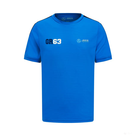 Mercedes George Russell Sports Tee, Blue - FansBRANDS®