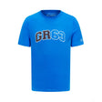Mercedes Mens George Russell Logo Tee, Blue - FansBRANDS®