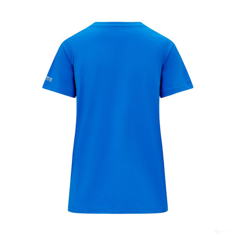 Mercedes Womens George Russell Logo Tee, Blue - FansBRANDS®