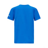 Mercedes Kids George Russell Logo Tee, Blue - FansBRANDS®