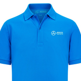 Mercedes Mens George Russell Polo, Blue