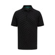 Mercedes Mens Polka Dot Polo, Black - FansBRANDS®