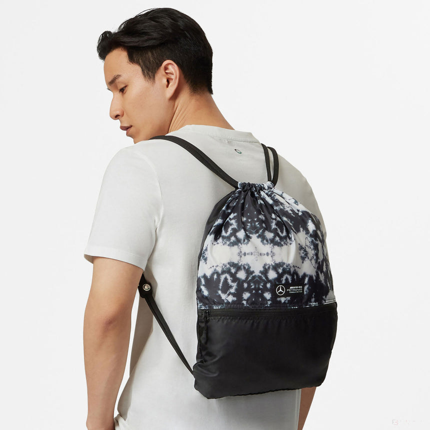 Mercedes Tie Dye Gym Bag, Grey - FansBRANDS®