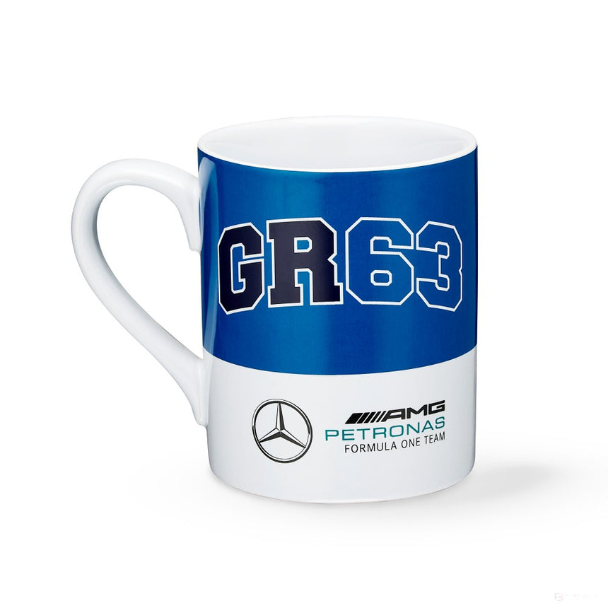 Mercedes George Russell Mug, Blue - FansBRANDS®