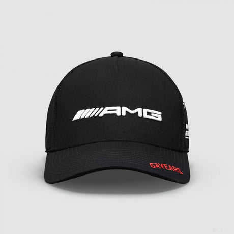 Black AMG trucker cap front view